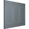 Ekena Millwork 31-in. W x 62-in. H Dublin Panel Moulding Kit Triple Panel PMLKDU31X62C - alternate 2
